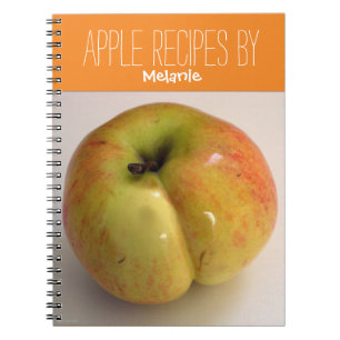 Cuaderno Apple Recipes Personalized cooking Notebook