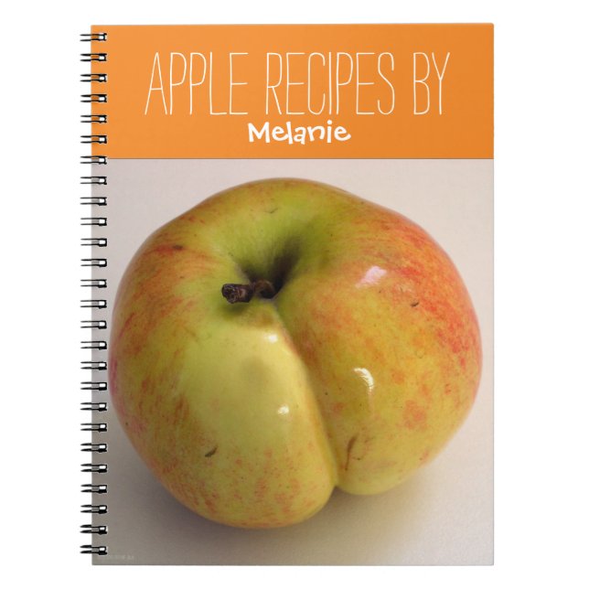 Cuaderno Apple Recipes Personalized cooking Notebook (Frente)