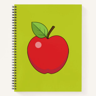 Cuaderno Apple Rojo