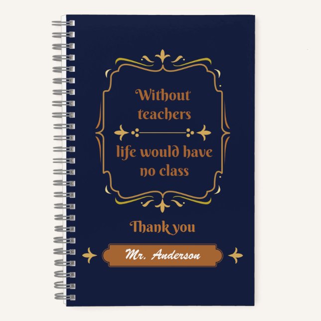 Cuaderno Apreciación del maestro clásico de oro (Anverso)