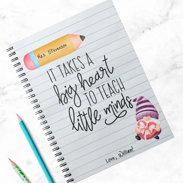 Cuaderno Apreciación del profesor con corazón (Subido por el creador)