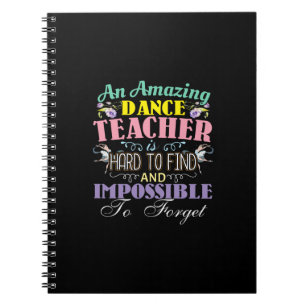 Cuaderno Apreciación del profesor de ballet - Cita asombros