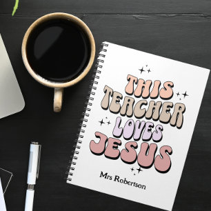 Cuaderno Apreciación personalizada del profesor retro Jesús