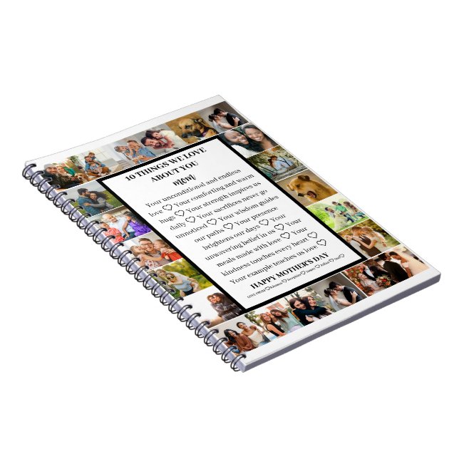 Cuaderno aprecio de mamá | Día de la Madre 22 Collage de fo (Lado Derecho)