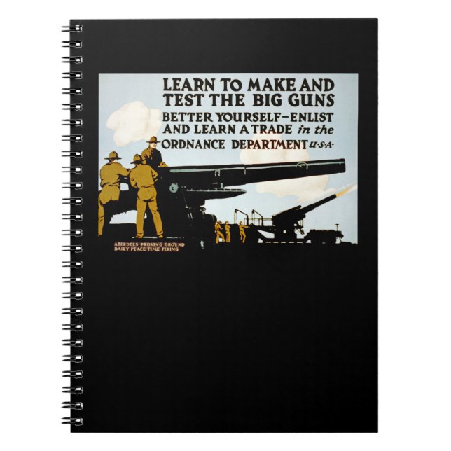 Cuaderno ¡Aprende a hacer y probar las armas grandes! (Frente)