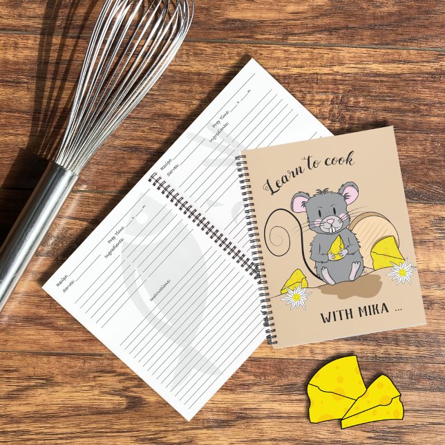 Cuaderno Aprender a cocinar | Portátil de receta infantil (Subido por el creador)