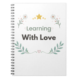 Cuaderno Aprendiendo Con Amor Floral de Maestra