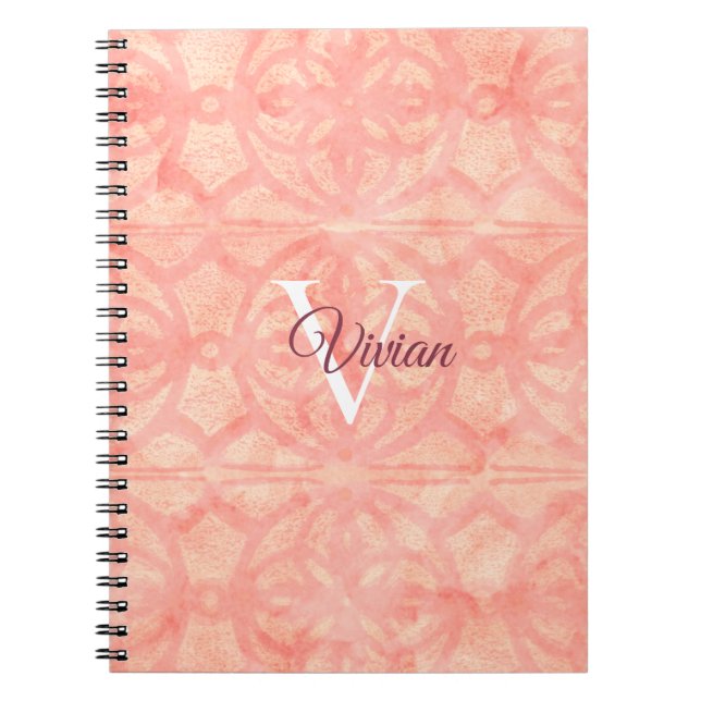 Cuaderno Apricot Pink (Frente)