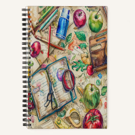 Cuaderno Aprovisionamiento escolar de 5,5" x 8,5" Bloc de n