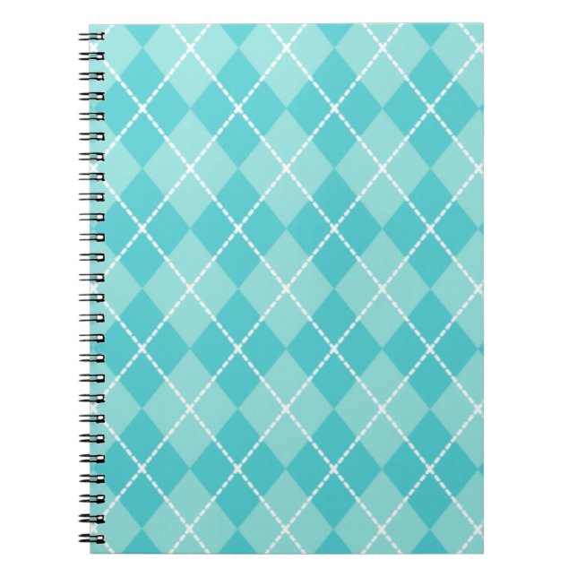 Cuaderno Aqua Argyle (Frente)
