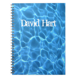 Cuaderno Aqua Blue Swimming Pool Photo