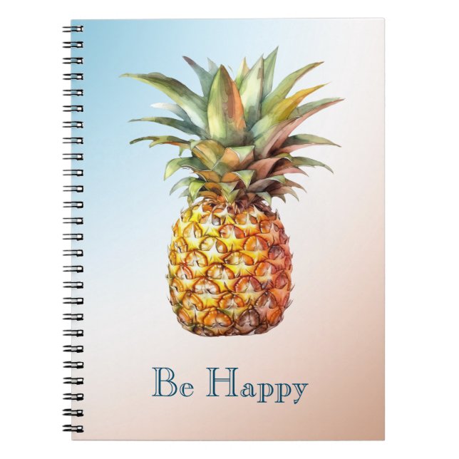 Cuaderno Aqua Cream Happy Tropical Pineapple (Frente)