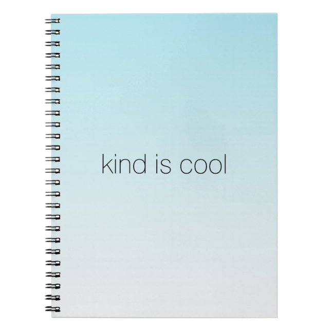 Cuaderno Aqua Ombre Kind es Guay (Frente)