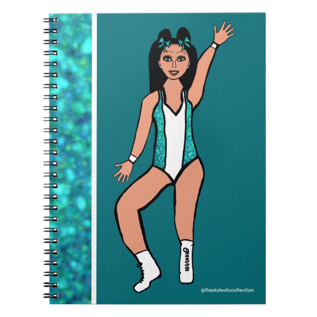 Cuaderno Aqua Spark de bailarina #2 (Frente)