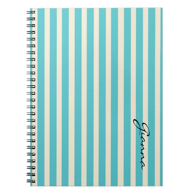 Cuaderno Aqua Stripes (Frente)