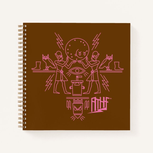 Cuaderno Aqua Teen Hunger Force Hieroglyphics (Anverso)