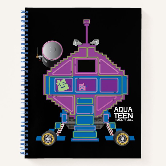 Cuaderno Aqua Teen Hunger Force Mooninites Car (Anverso)