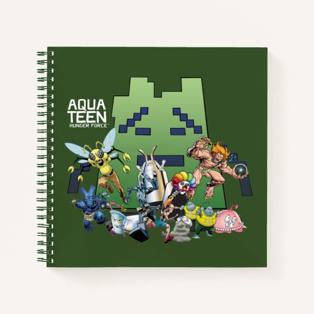 Cuaderno Aqua Teen Hunger Force Villains (Anverso)