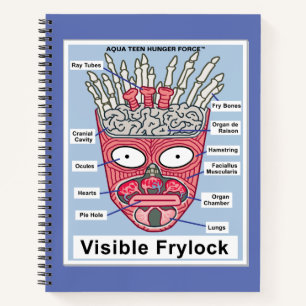 Cuaderno Aqua Teen Hunger Force Visible Frylock Poster