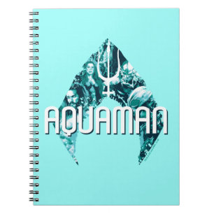 Cuaderno Aquaman el   Orin, Mera, Orm y Manta negro en