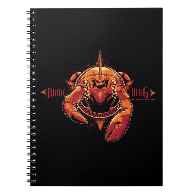 Cuaderno Aquaman | Gráfico de Brine King (Frente)