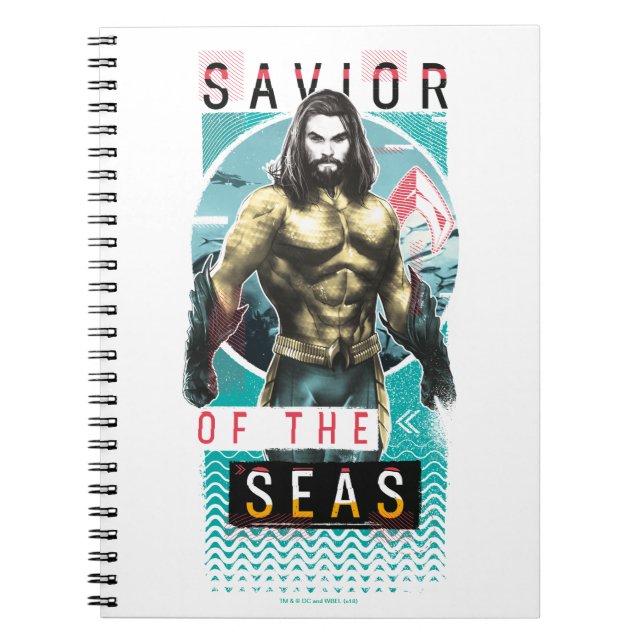 Cuaderno Aquaman | Gráfico modernista "Salvador De Mares" (Frente)