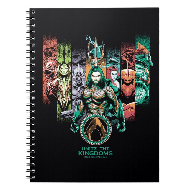 Cuaderno Aquaman | Gráfico "Unite The Kingdoms" Atlanteans (Frente)
