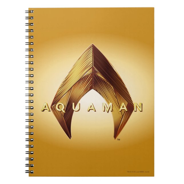 Cuaderno Aquaman | Logotipo de Golden Aquaman (Frente)