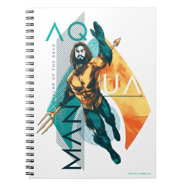 Cuaderno Aquaman | Modernist Aquaman Collage (Frente)