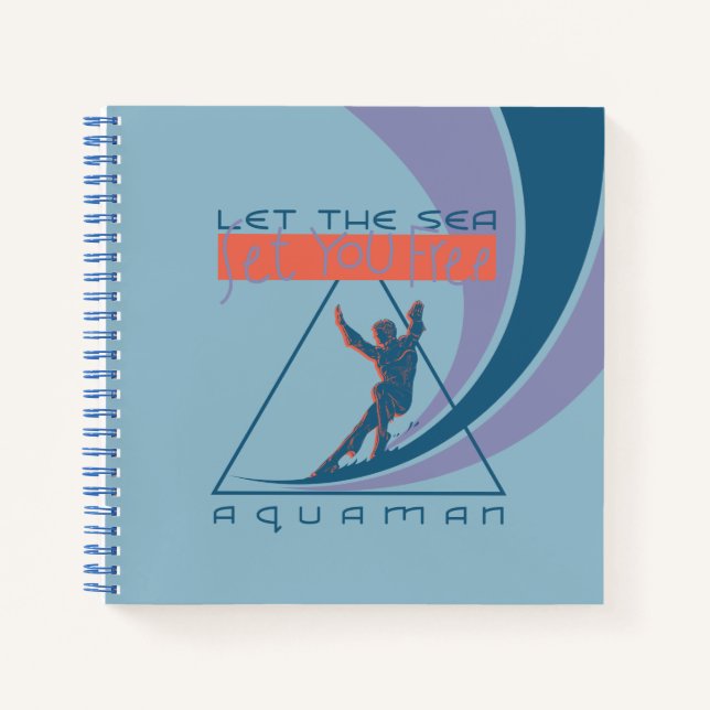 Cuaderno Aquaman | Que el mar te libere (Anverso)