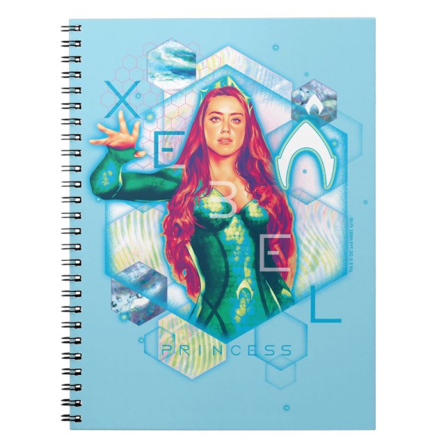 Cuaderno Aquaman | Xebel Princess Mera Hexagonal Graphic (Frente)
