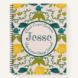 Cuaderno Aquaponics Journey | Jardinería de personalizable