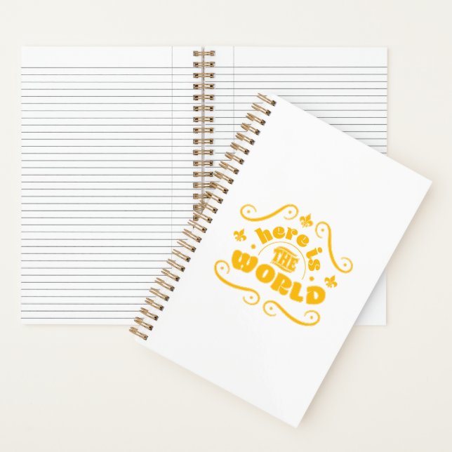 Cuaderno Aquí está el mundo (Interior)