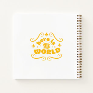 Cuaderno Aquí está el mundo