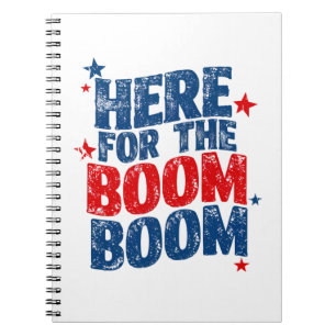 Cuaderno Aquí por The Boom 4 de julio Patriótico 