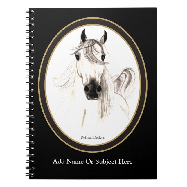 Cuaderno árabe de encargo del caballo (Frente)