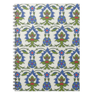 Cuaderno Árabe Tradicional: Iznik Tile Seamless.