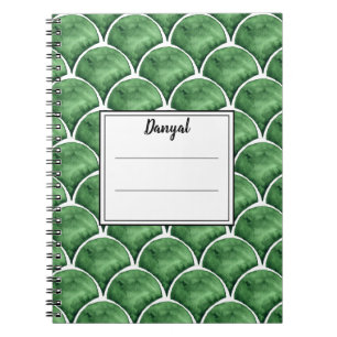 Cuaderno Arabesco de Acuarela Verde