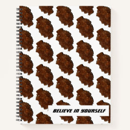 Cuaderno Aragonite Crystal Photo Tiled cree en ti mismo