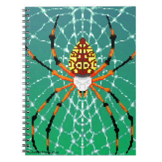 Cuaderno Araña de plátano Pixel