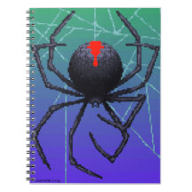 Araña de viuda negra de Pixel