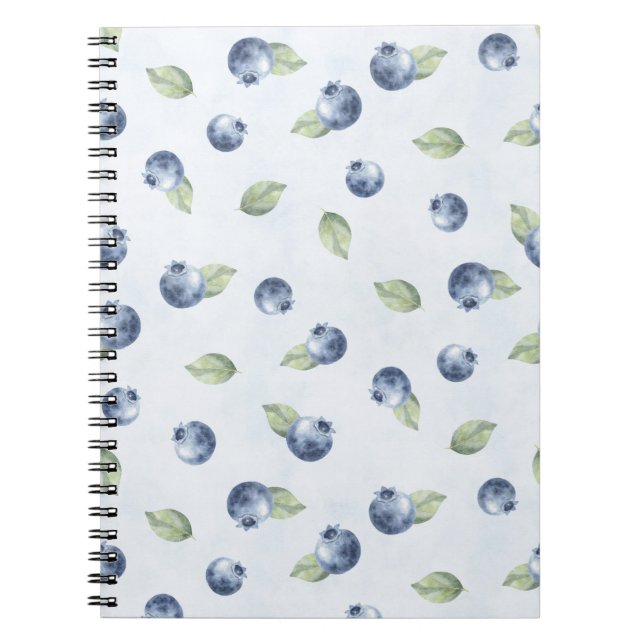 Cuaderno Arándanos Azules Fruta   (Frente)