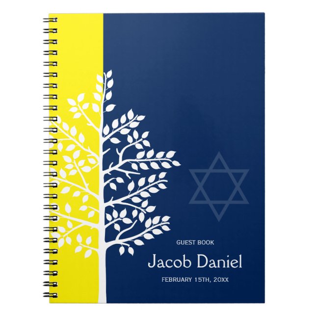 Cuaderno Árbol amarillo de la marina de guerra del libro de (Frente)