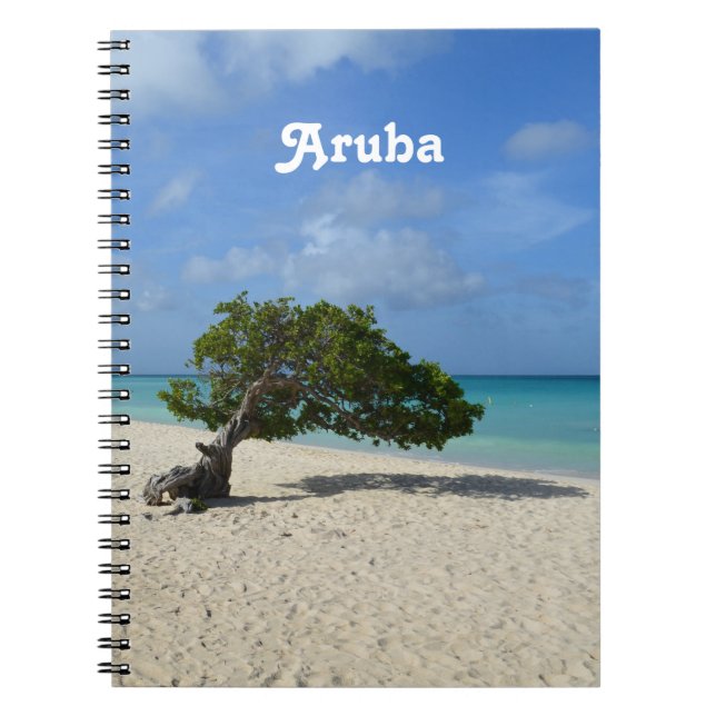 Cuaderno Árbol de Aruba Divi Divi (Frente)