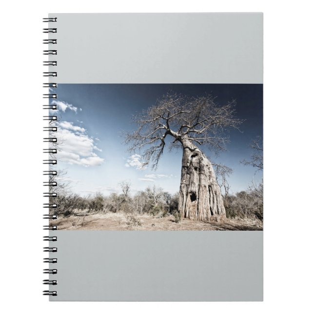 Cuaderno Árbol de baobab en el Parque Nacional de las Pisci (Frente)