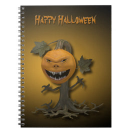 Cuaderno Árbol de calabazas de Halloween