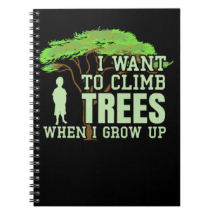 Cuaderno Árbol de escalada divertida arborista para el fut