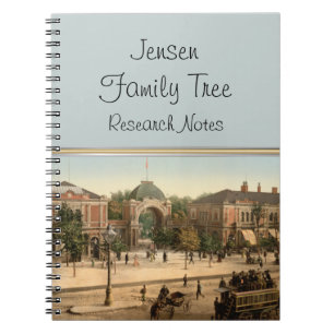 Cuaderno Árbol de familia de Copenhague de la entrada del