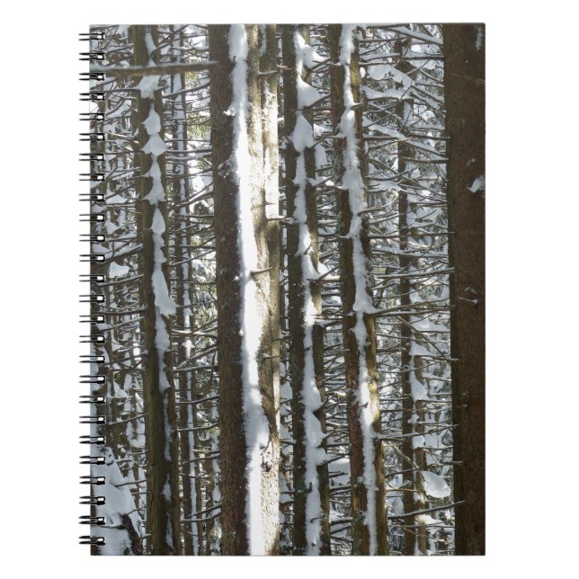 Cuaderno Árbol de flores de nieve (Frente)
