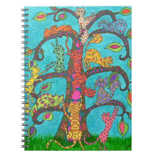 Cuaderno Árbol de gato de la vida
